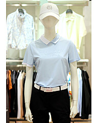 엘르골프 S/S 여성 에리 컬러배색 포인트 반팔 티셔츠 6I-45251-801