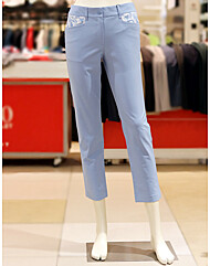 엘르골프 S/S 여성 주머니 배색포인트 부츠컷 팬츠 6J-21604-200