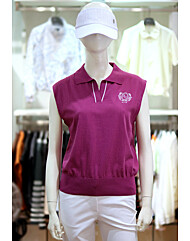 엘르골프 S/S 여성 브이넥 세미오버 니트 베스트 6J-43101-920