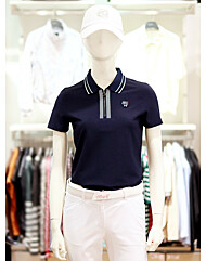 엘르골프 S/S 여성 에리 집업형 폴로 티셔츠 6I-45210-820