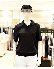 엘르골프 S/S 여성 V넥 포인트  폴로 티셔츠 6K-45206-408