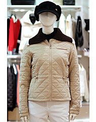 엘르골프 FW 여성 탈부착 니트에리 다이아몬드 퀼팅 패딩점퍼 6J-81301-199