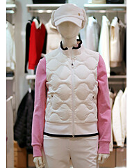 엘르골프 FW 여성 물결 퀼팅 경량 다운 베스트 6J-81401-101