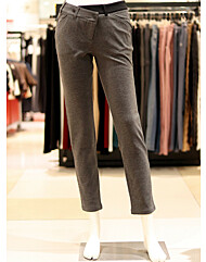 엘르골프 FW 여성 가을 오비 배색 잔패턴 팬츠 6I-61652-932