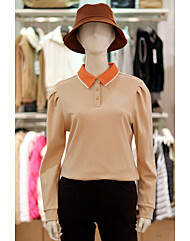 엘르골프 FW 여성 카라포인트 약기모 폴로 티셔츠 6J-65203-820