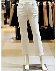 엘르골프 FW 여성 DTP포인트 안기모 세미 부츠컷 팬츠 6J-81652-101