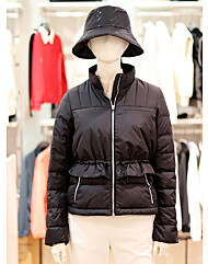 엘르골프 FW 여성 허리 주름 포인트 경량 다운점퍼 6J-82002-199