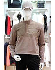 엘르골프 FW 남성 앞판퀼팅 반집업 패딩 방풍 티셔츠 6J-75452-202