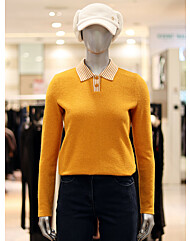 엘르골프 FW 여성 부클조직 폴로 티셔츠 6K-85201-220