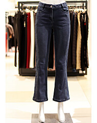 엘르골프 FW 여성 기모 부츠컷 데님 팬츠 6K-61610-809