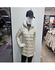 WN4WCDM122 BE 우먼 후드 미들 덕다운 자켓