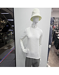 WO1WCTS310 IV 우먼 물결 자카드 집티