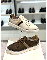 [닥스구두] 남성 원포인트라인 패션 밴드끈 스니커즈 dox422