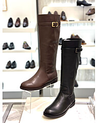 [딕스구두] 여성 기모패딩 플랫 롱부츠 dih401