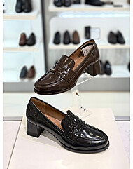 [닥스구두] 여성5센치 유광 메쉬포인트  로퍼 힐 dif502