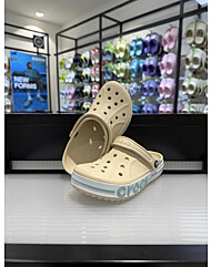 크록스 바야밴드 클로그 205089-1LI 윈터 화이트 베이지