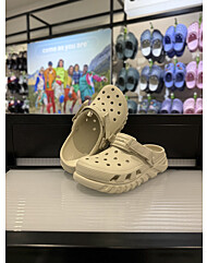 크록스 듀엣 맥스 II 클로그 208776-160 스터코 아이보리 베이지