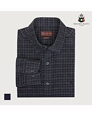 인디안 브루노바피 면 100% 챠콜 그레이 셔츠남방 MAN-TLYF-9121