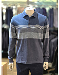 인디안 스트라이프 배색 약기모 긴팔 티셔츠 MITAL4W9231 81