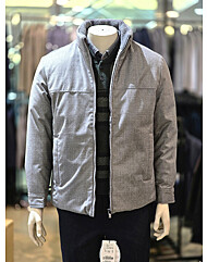 인디안 울100 안퀼팅 구스다운 점퍼 MITCL4W9211 03