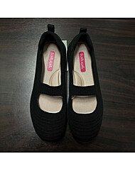 [여성용] ABC SELECT  에이비씨셀렉트  니트 웨지 5 W1022 BLACK