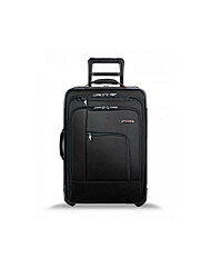 [브릭스&라일리 LUGGAGE] 벌브 2휠 확장 블랙 명품캐리어(기내용) VR360-4 BLACK