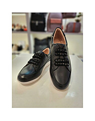 여성 캐주얼 스니커즈 3CM(EQBFHZ575BK)