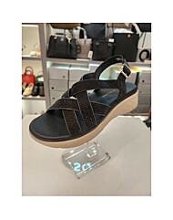 여성 경량 핫픽스 샌들 4CM(EQEMSD912BK)