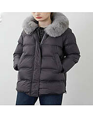 퀼팅 디자인 구스다운점퍼VVCKD3WA361