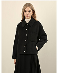 [올리비아로렌]스탠카라형 핸드메이드자켓VOCFU4W9331