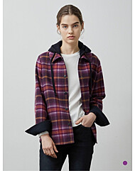 올리비아로렌]체크 패턴  캐주얼셔츠VVBNL4W9391