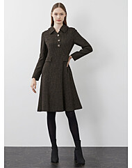 [올리비아로렌]체크A라인 원피스VOCOA3W9211