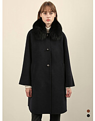 [올리비아로렌]폭스퍼 핸드메이드코트VOPEA4WA421