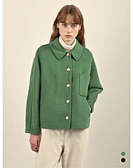 [올리비아로렌]스탠카라형핸드메이드자켓VOCFU4W9331