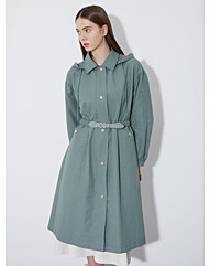 [올리비아로렌]후두 탈부착 롱점퍼VVCCL4F1381