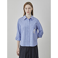 [올리비아로렌]언발 아웃포켓 셔츠VOCNL5S2111