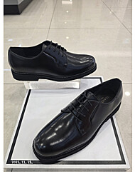 남성 소가죽 경량 데일리 더비슈즈LCMD90U613