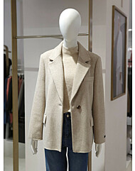 원 버튼 핸드메이드 재킷 P04RB3YHJAP04Z