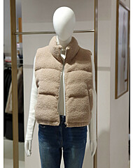 하이넥 플리스 집업 베스트 80ZRB3YFVDM80Z