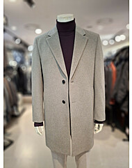 주)세정  트레몰로 24FW  누빔안감  케시미어 싱글 투버튼 체스터코트 베이지 TRNEL4Z9451