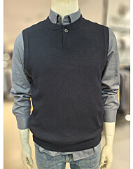 (주)세정 트레몰로 25FW 워셔블 니트조끼 네이비 TRNBV5F8411