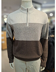 (주)세정 트레몰로 24FW 울혼방 하프집업니트 베이지 TRNBH4W9231