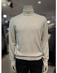 (주)세정 트레몰로 25FW 워셔블 하프터틀넥니트 아이보리 TRNBH5W9121