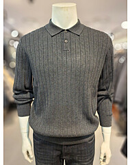 (주)세정 트레몰로 25FW 워셔블 카라니트 차콜 TRNBP5F8471