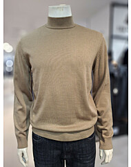 (주)세정 트레몰로 25FW 워셔블 하프터틀넥 카멜베이지 TRNBH5W9131