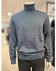 (주)세정 트레몰로 25FW 워셔블 롱터틀넥 블루그레이 TRNBF5W9221