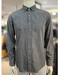 (주)세정 트레몰로 25FW 워싱 데님 남방 차콜 TRHNL5F8501