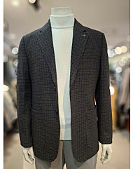 (주)세정 트레몰로 25겨울 울70% 등판누빔 캐주얼자켓 브라운체크 TRHFU5WA161