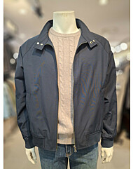 세정 트레몰로 간절기 면혼방 헤링턴점퍼 네이비 TRHCL5F8411