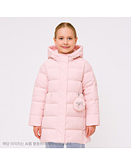 [로엠걸즈] 덕파이버 퍼가방 키링 롱패딩 점퍼 RGJD25W1C